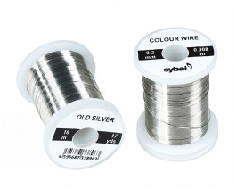 Colour Wire, 0.2 mm, Old Silver